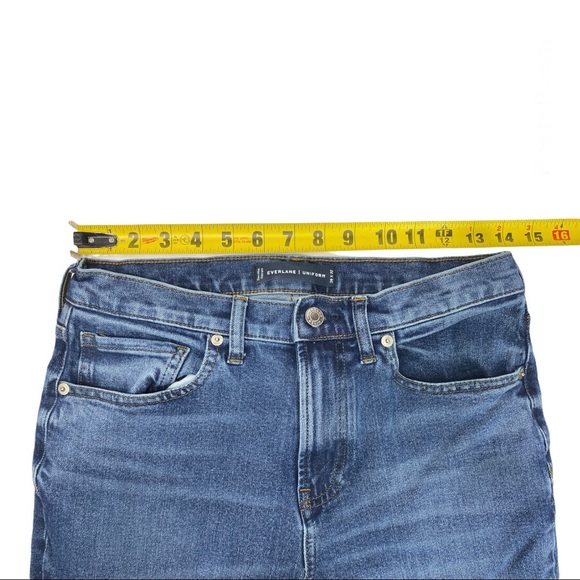 Everlane Uniform Mens Relaxed Straight Fit Jeans Size 28 x 32 Medium Wash - Picture 11 of 13